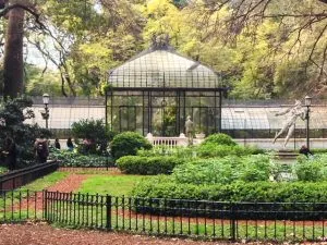 A greenhouse in the Buenos Aires Botanical Garden