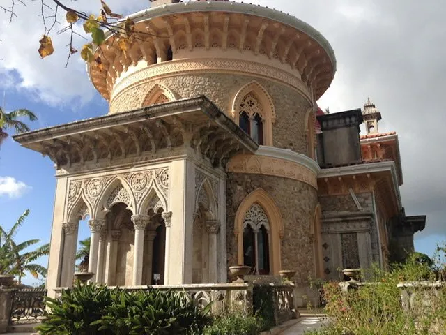 Side view of the Palace of Monserrate