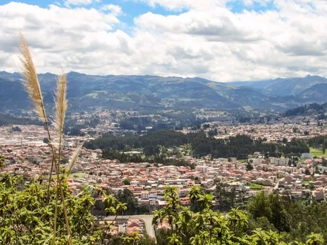 Overview of Cuenca from Amaru Bioparque