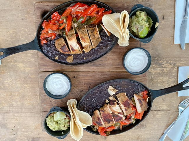 Chicken Fajitas at Tereza in Budapest