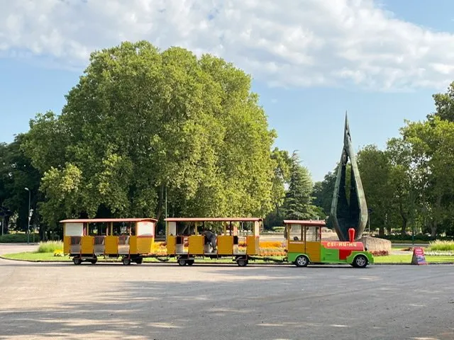 The sightseeing train on Margaret Island