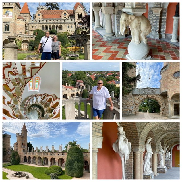 Photo collage of Bory Castle