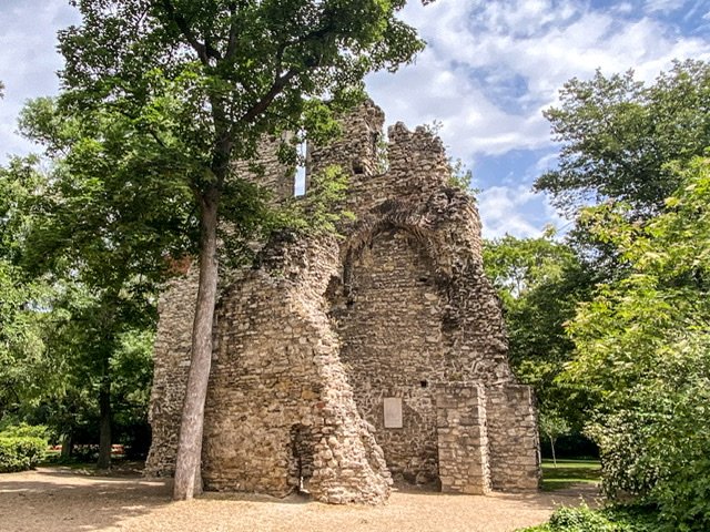 Franciscan monastery ruins on Margaret Island