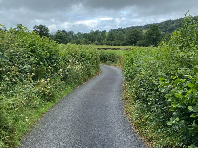 A narrow road in Yorkshire