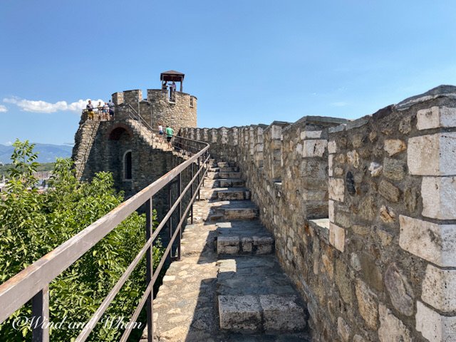 Skopje Fortress wall