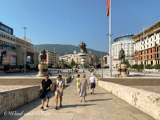 The Stone Bridge in Skopje