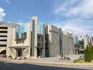 The Holocaust Memorial Center for the Jews of Macedonia in Skopje