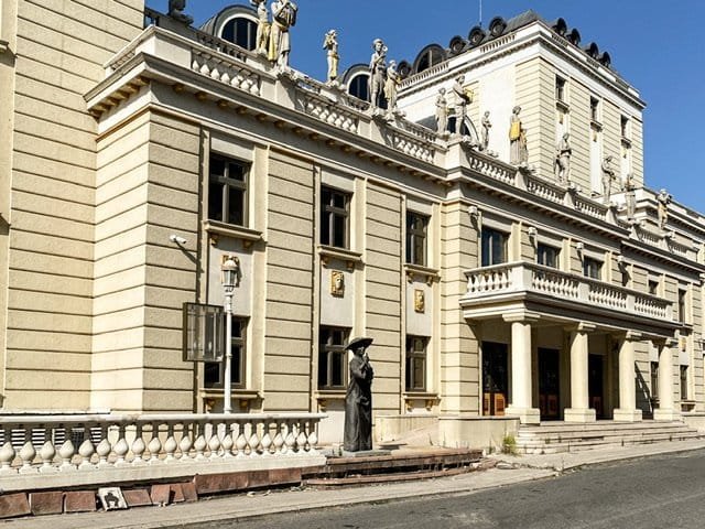 The National Theater in Skopje