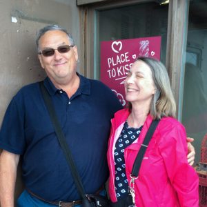 Steve and Linda at the Eiffel Tower