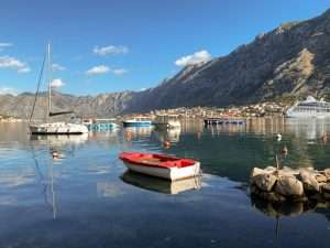 Boats on the Bay of Kotor