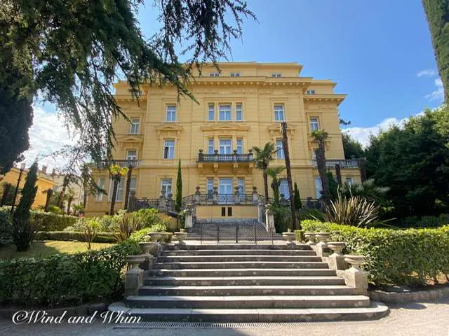 A majestic building in Opatija, Croatia