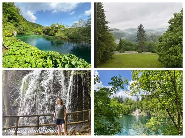 Four photos from Plitvice Lakes National Park