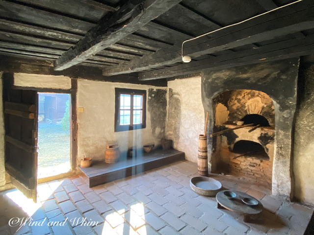 A kitchen in an eighteenth-century home