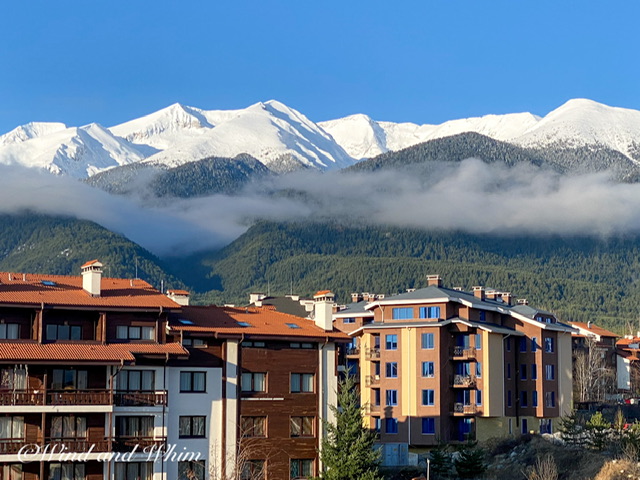 Clouds and snow in the Pirin Mountains