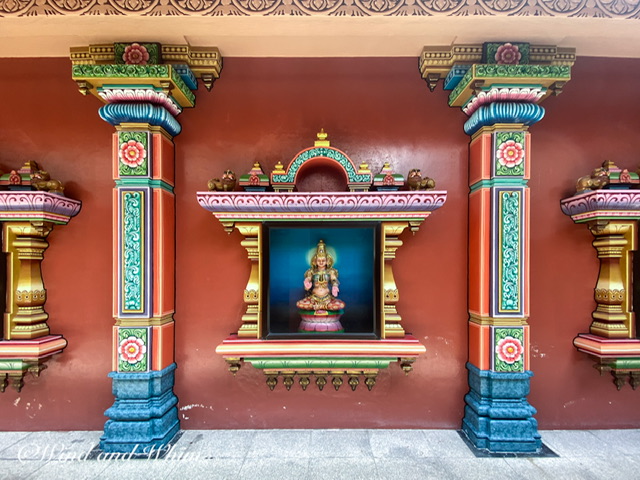 A shrine in the Sri Maha Mariamman Temple