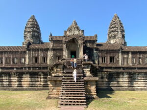 A entrance to Angkor Wat