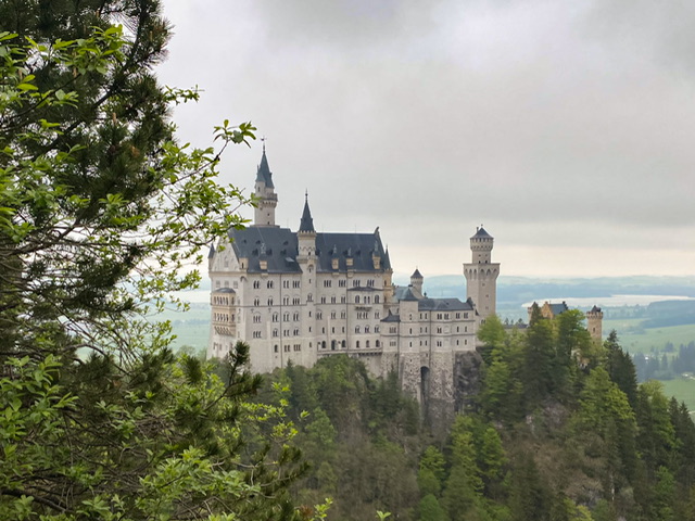 Neuschwanstein Castle as seen from Mary’s Bridge