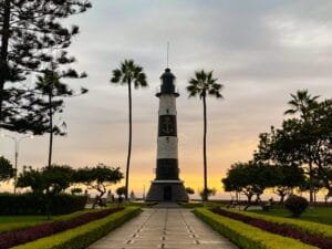 A lighthouse in Lima, Peru