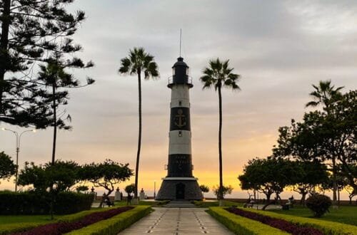A lighthouse in Lima, Peru