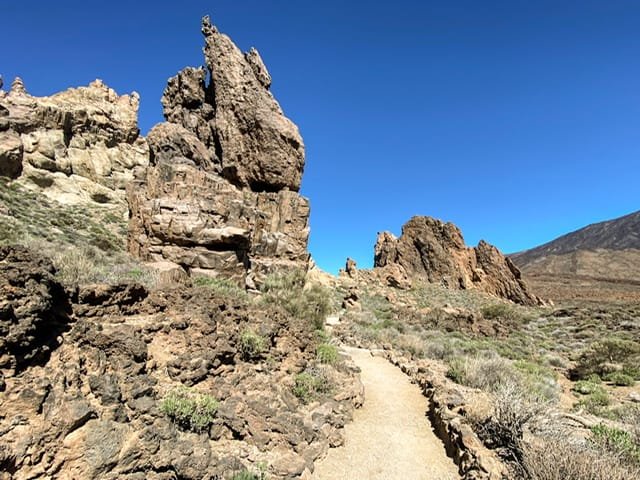 A trail in Teide National Park
